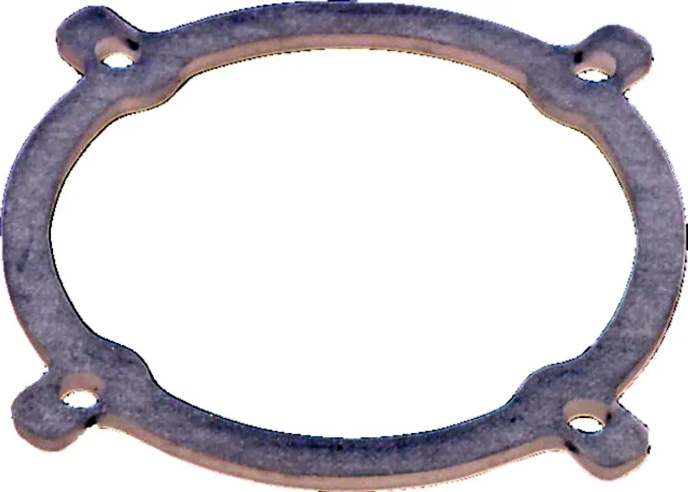 Flachdichtung für einen Gasgebläse-Deckel, gefertigt aus Blech. Produkt von Wolf, geeignet für spezifische Anwendungen im Heizungsbereich.